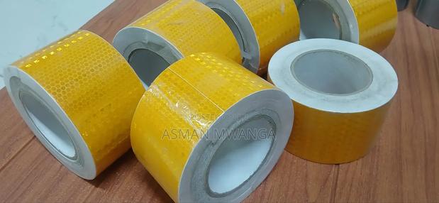 Reflective Tape Yellow 3"×25mtrs - thumbnail 2
