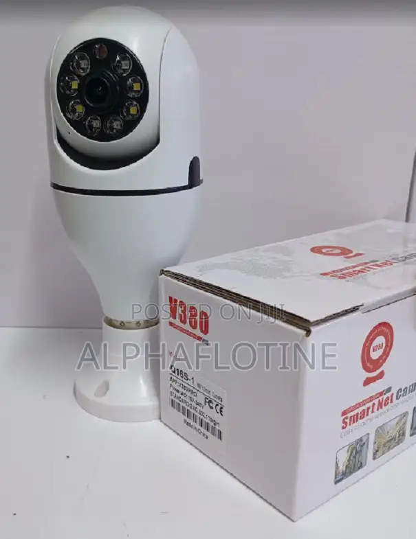 Indoor Use V380 Wifi Smart Net Bulb PTZ Camera