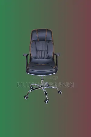 Executive Leather Office Chair (High-Back) — Fast Seller