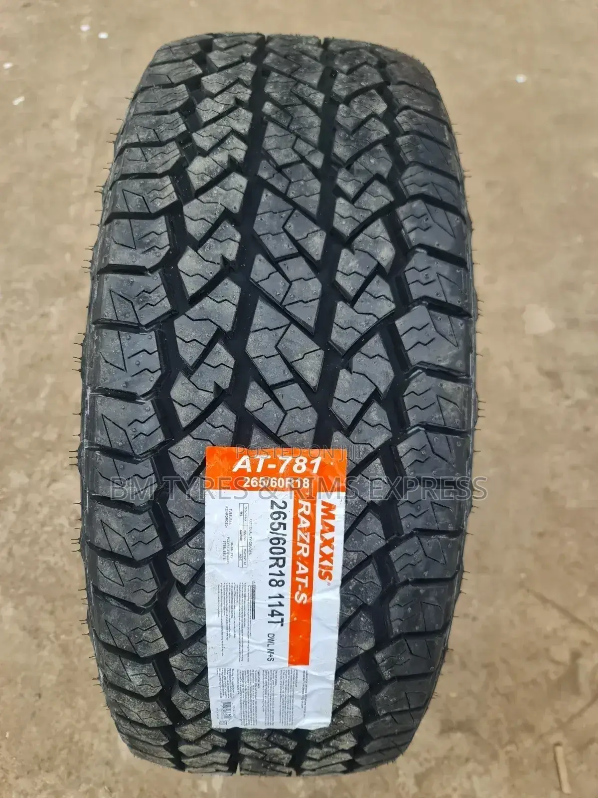 265 /60 R18 Maxxis Tyres (All Terrrain) New Technology.