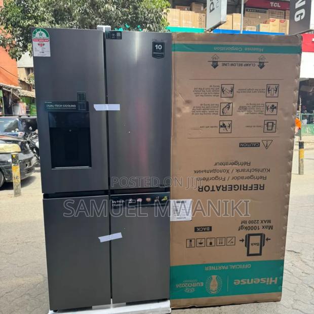 Hisense 470l 4 Door Fridge With Ice Maker Water Dispenser