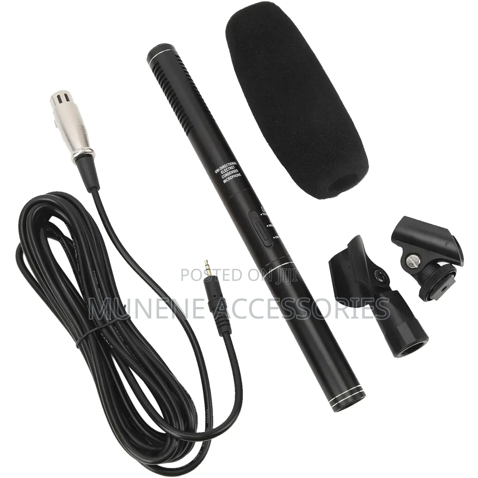 Uni-Directional Professional Boom Microphone for Dslr, Video Cameras