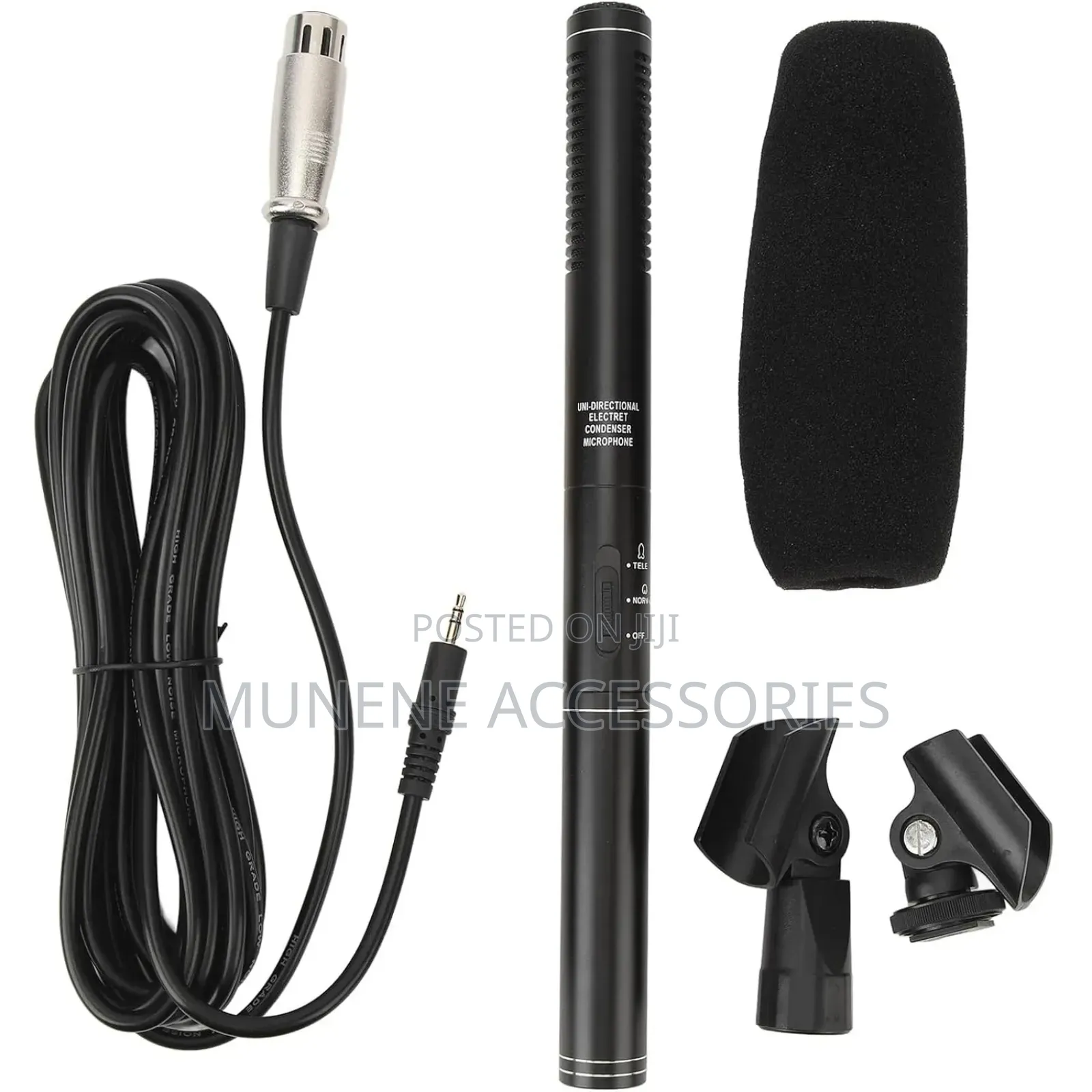 Uni-Directional Professional Boom Microphone for Dslr, Video Cameras