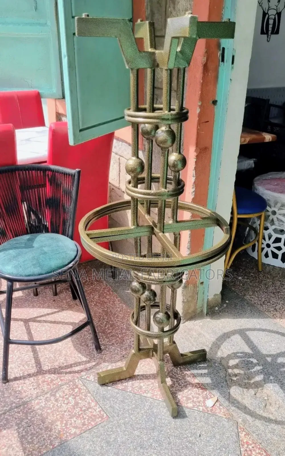 Restaurant Table Stands With Powder Coating.