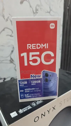 New Xiaomi Redmi 15C 4G 128 GB Black