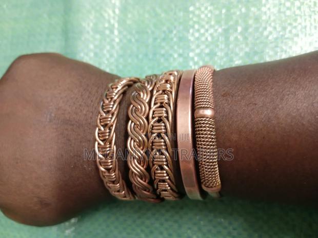 Pure Copper Bracelet/Adjustable Copper Bangle - thumbnail 3