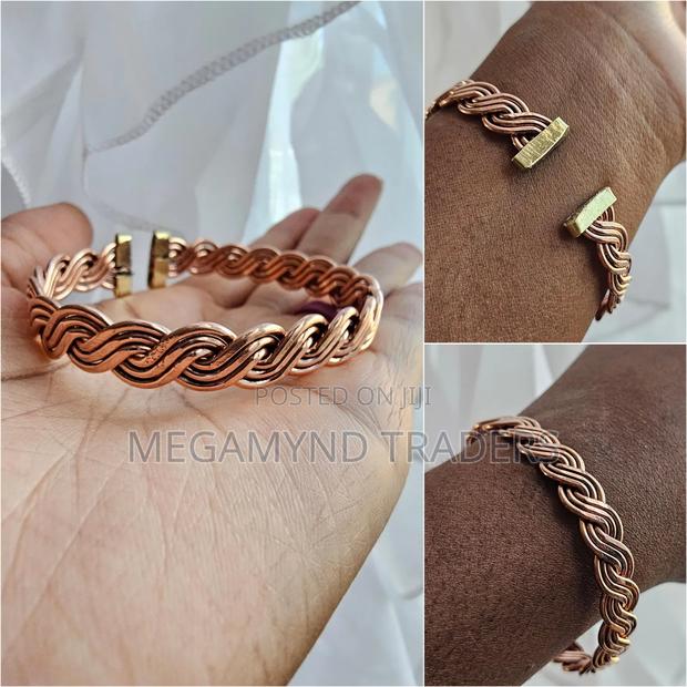 Pure Copper Bracelet/Adjustable Copper Bangle - thumbnail 20