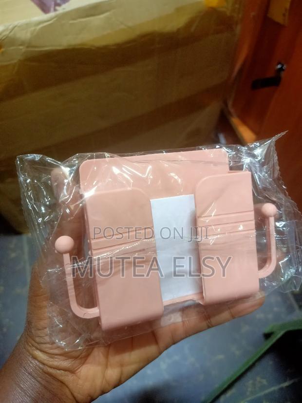 Universal Multifunction PVC Phone Holder Bracket Stand With Boxy - thumbnail 4