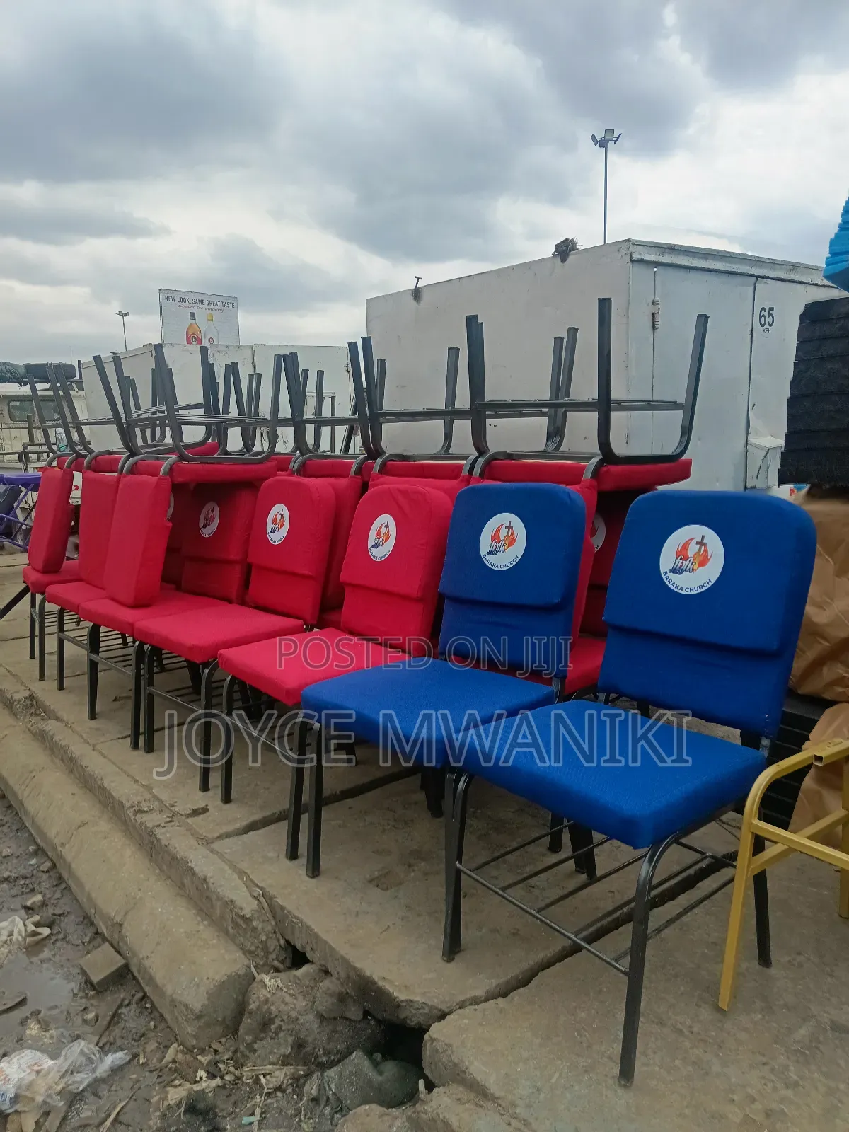 Church Chairs, With Coated Frame 