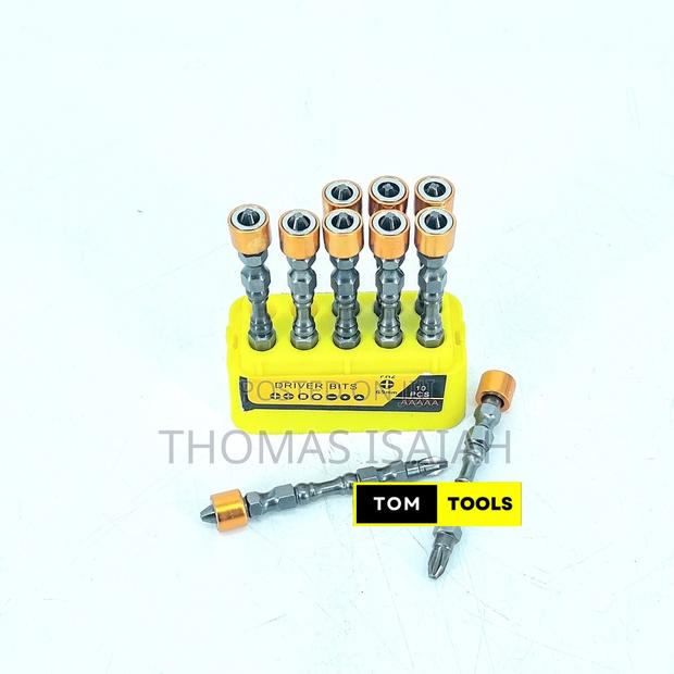 10pcs 65mm Ph2 Magnetic Ring Double Sided Anti Slip Screwdriver Bits
