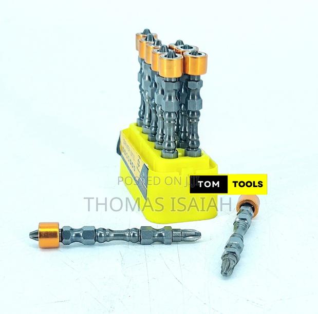 10pcs 65mm Ph2 Magnetic Ring Double Sided Anti Slip Screwdriver Bits - thumbnail 2