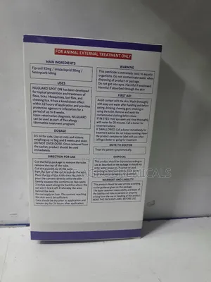 Nilguard Spot on Solution for Cats Pippete Flea and Ticks Control