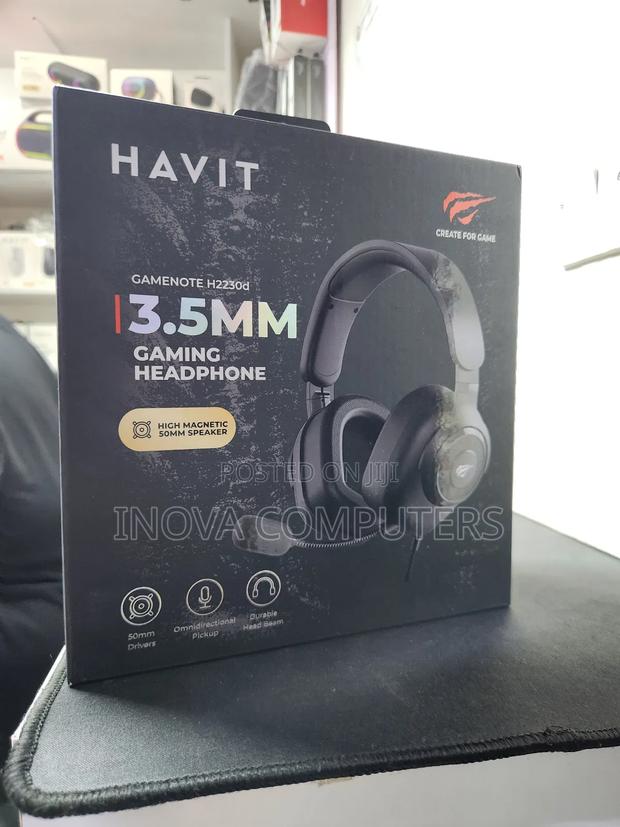 Havit Gamenote H2230d, Low Latency Gaming Headphone Black - thumbnail 3