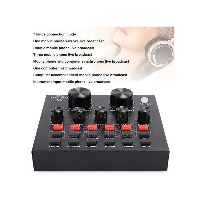 Sound Card Usb External Sound Card on-Site Karaoke