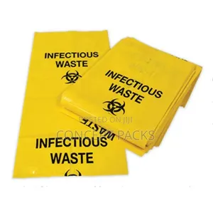 50l Yellow Medical Bin Liners 30" X 36"