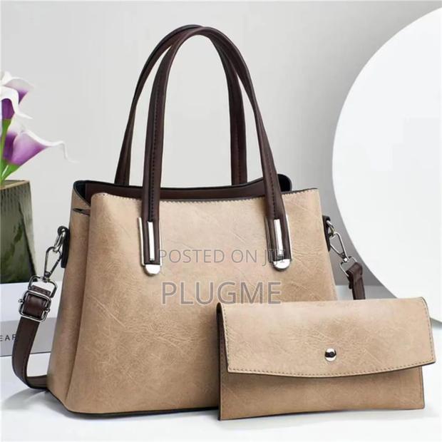 Quality Leather Queen 2 in 1 Handbags Set Large - thumbnail 2