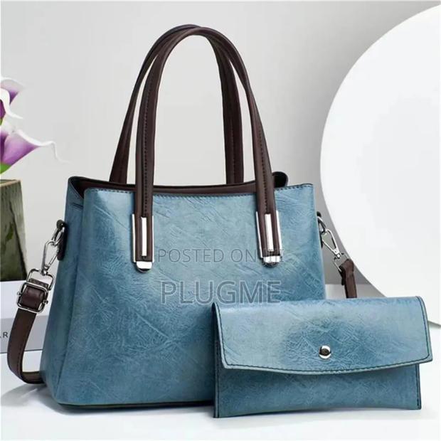 Quality Leather Queen 2 in 1 Handbags Set Large - thumbnail 3