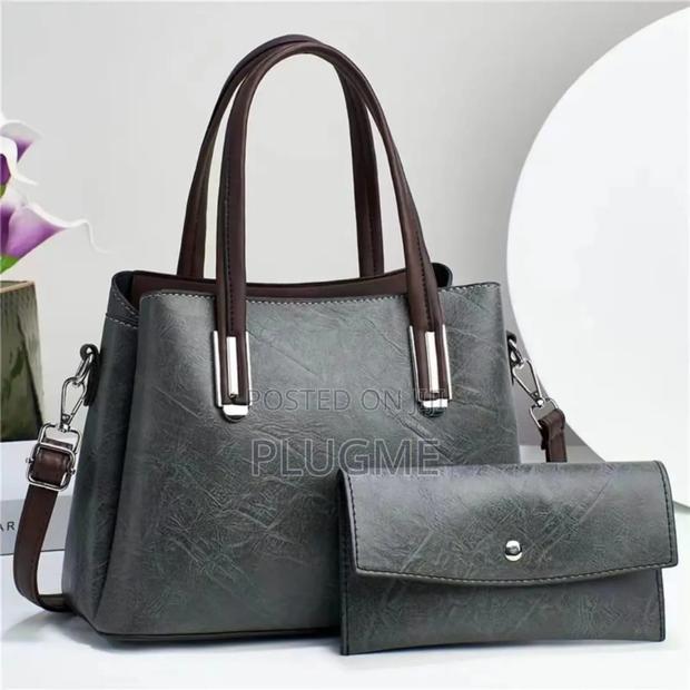 Quality Leather Queen 2 in 1 Handbags Set Large - thumbnail 4