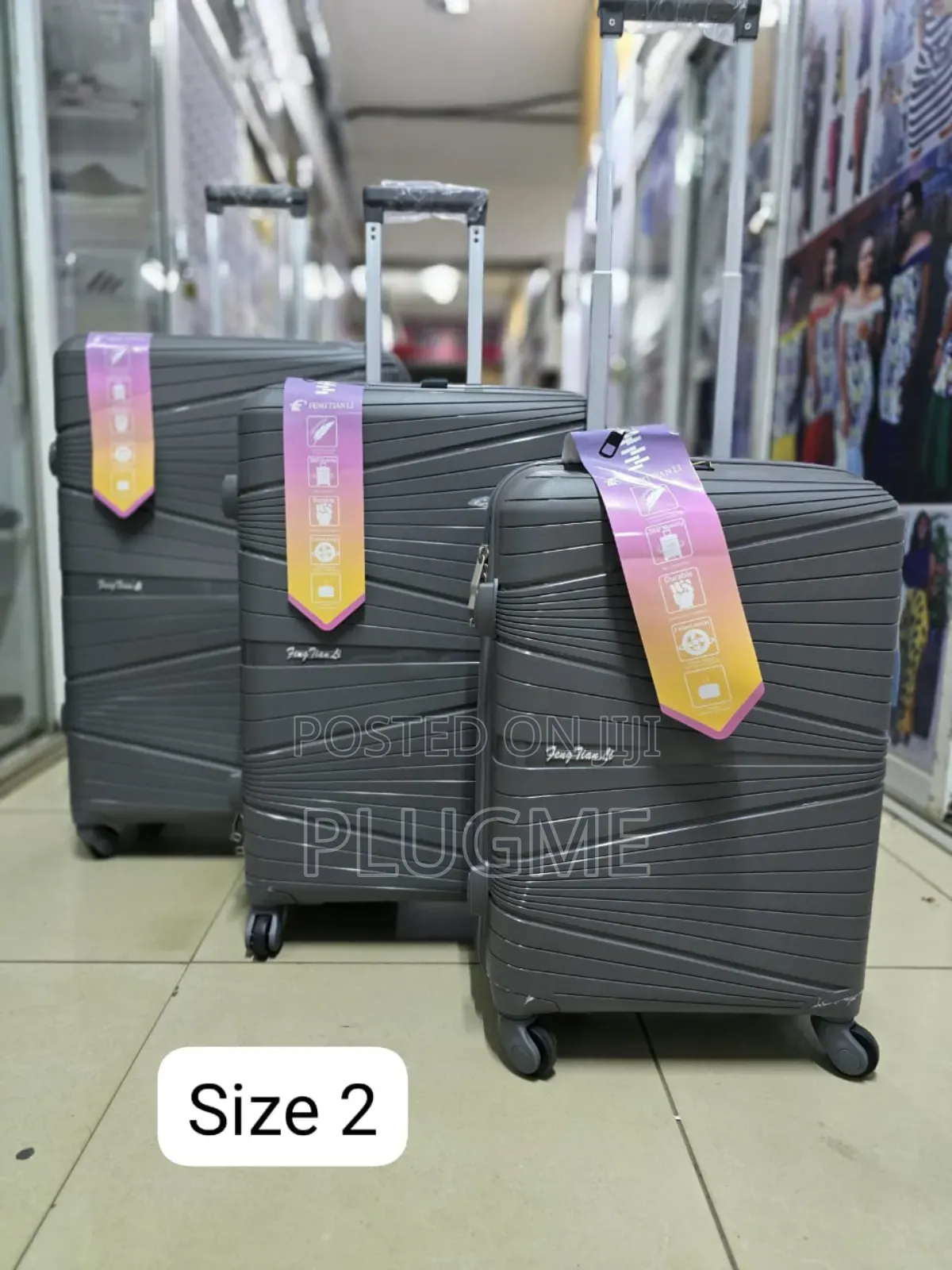 Unbreakable Rubber Suitcase Pp 3-in-1 Suitcase Set