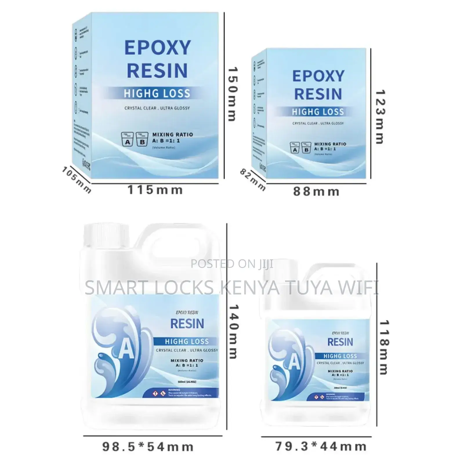 1 Kg Epoxy Resin Kit 1:1