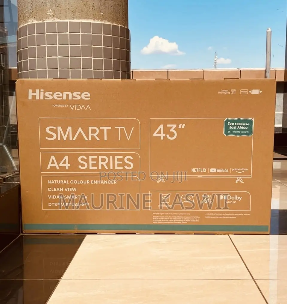 Hisense 43 Inch Vida Smart Tv Hd 43 A4(2025