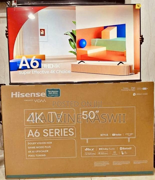Hisense 50 Inch Smart Uhd Vida(2025 Offer