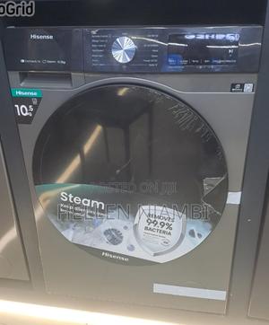 Hisense Front Load Wash Spin Full Automatic Machine - 10.5kg Washer - thumbnail 2