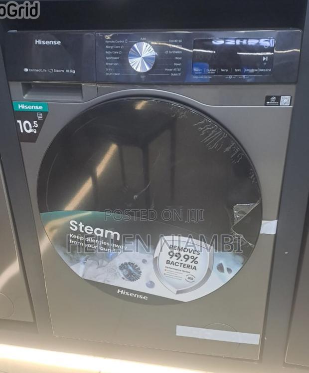 Hisense Front Load Wash Spin Full Automatic Machine - 10.5kg Washer - main view