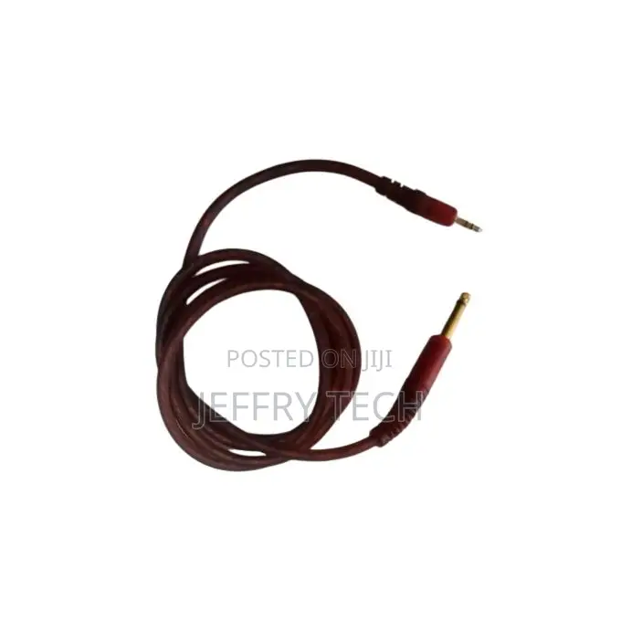 Quarter 6.5mm Mono to 3.5mm Stereo Jack Audio Sound Cable, 1.5 Metres