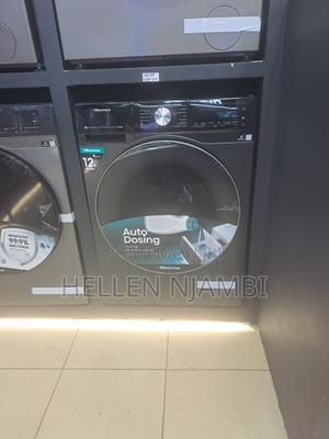 Hisense 12kg Front Load Wash Spin Washing Machine - main view