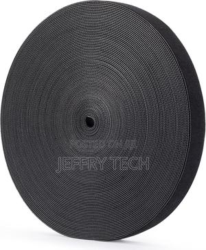 Reusable Wire Management Roll Nylon Fastening Cable Ties Straps 10mtr - thumbnail 2