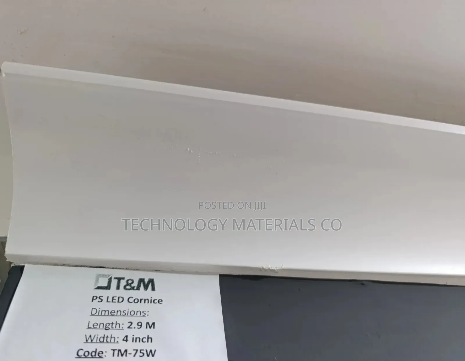 Led Cornice Moulding For Ceiling,Height=4 Inches,Length=2.9m