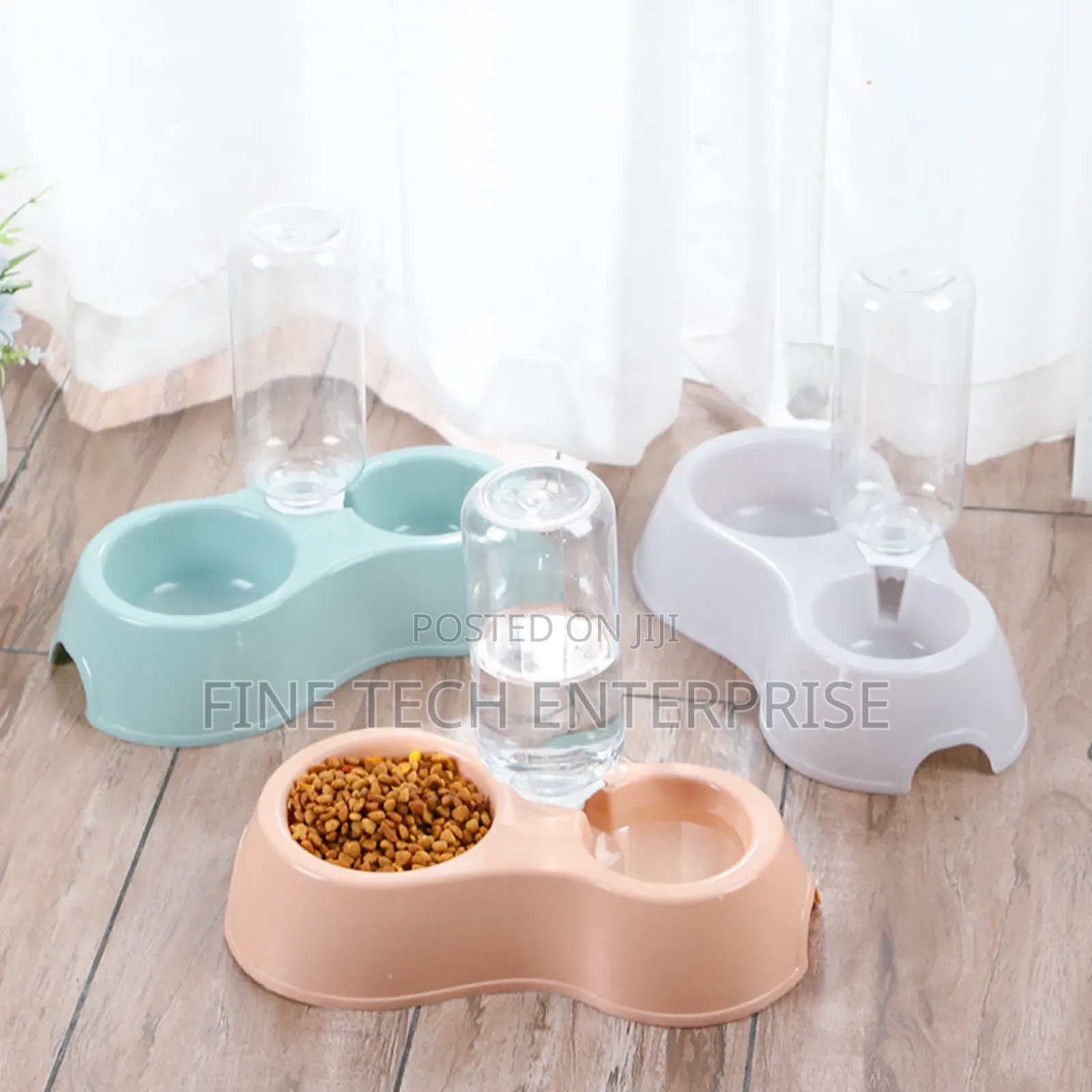 2in1 Automatic Doublr Pet Bowl Plus Water Dispenser