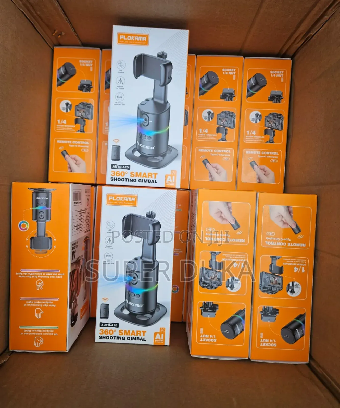 360° Smart Shooting Gimbal. Plokama Auto-A20.