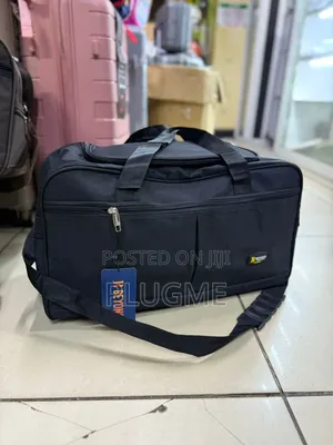 Duffle Bag Travel Durable Fabric 
 Color: Black,Navy,Brown,Grey