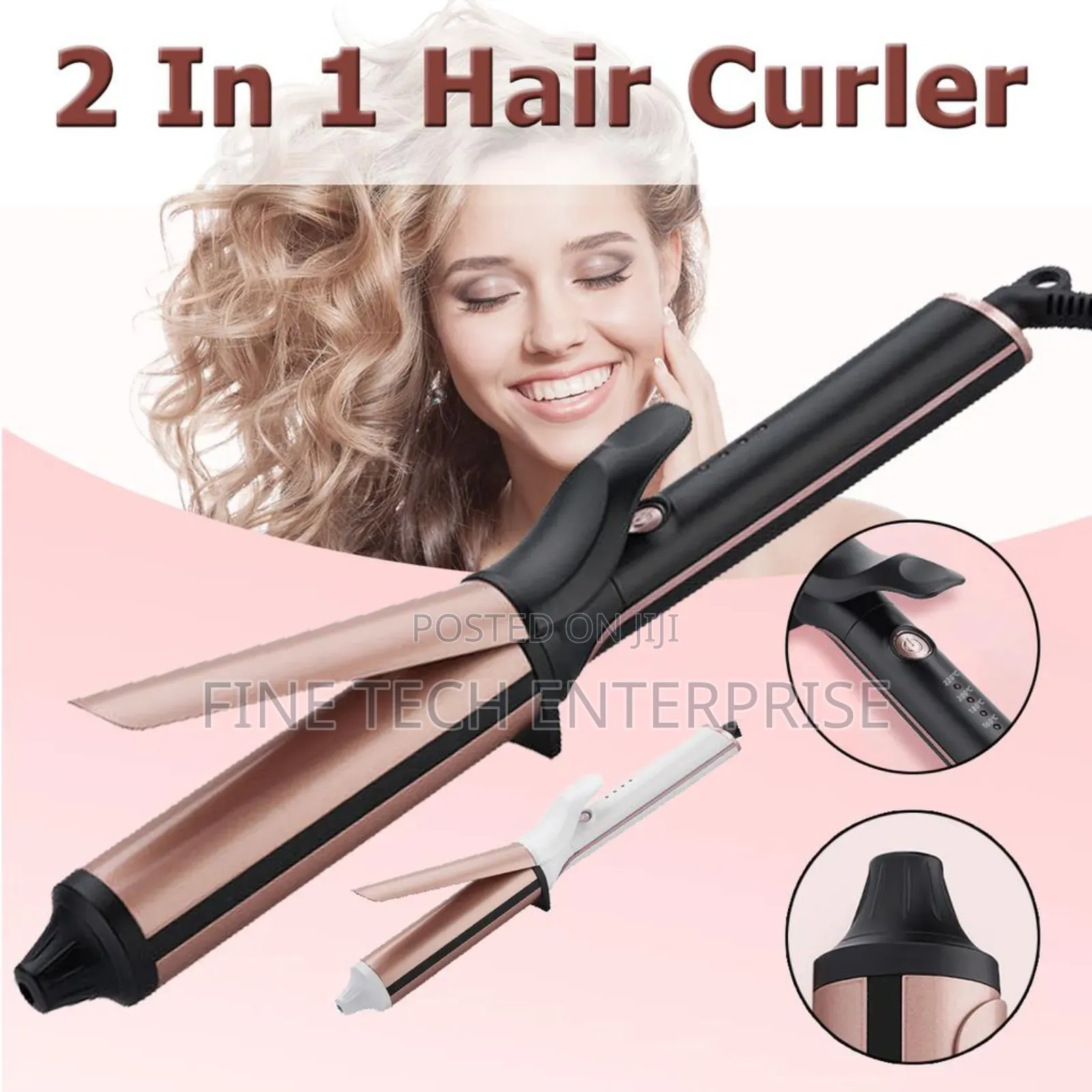 Cronier Proffesional Tongs Curling Stick