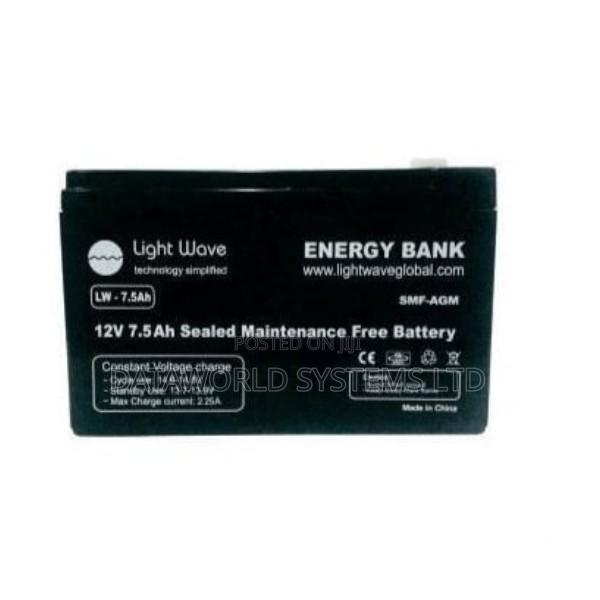 Light Wave 12 v / 7.5 Ah Batery - main view