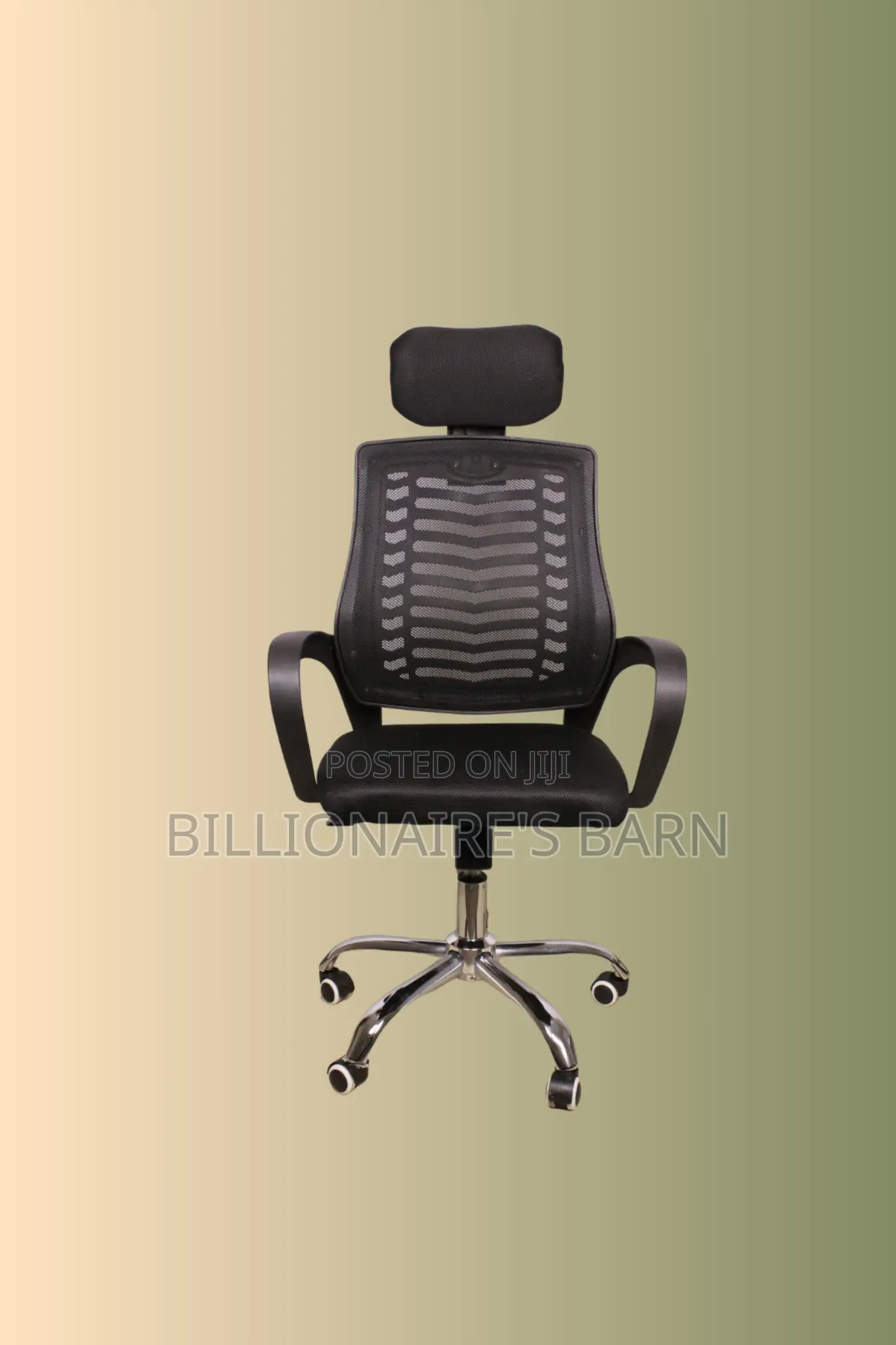 Ergonomic Secretarial Mesh Chair | Swivel Base