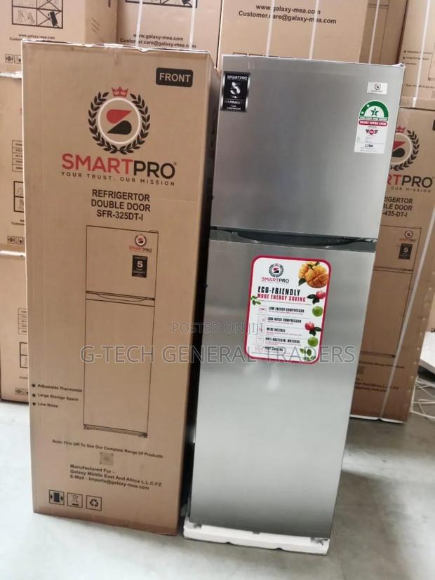 Smartpro Double Door 255l No Frost Refrigerator - main view