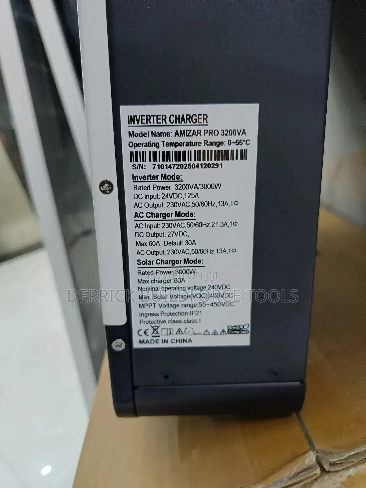 Amizar Inverter Charger 24v 3200a/3000w
