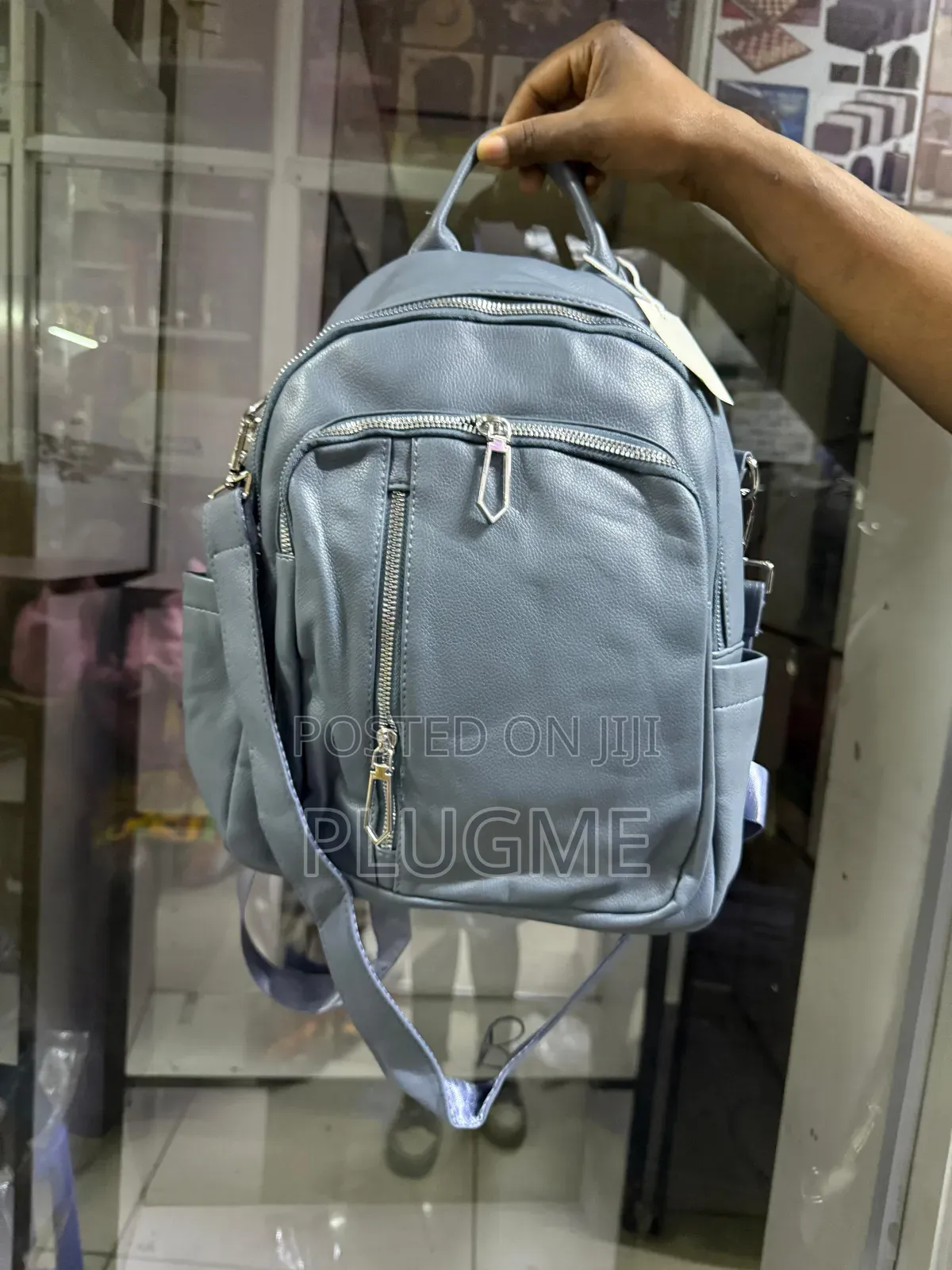 Chic Stylish Leather Monkey Bag Backpack