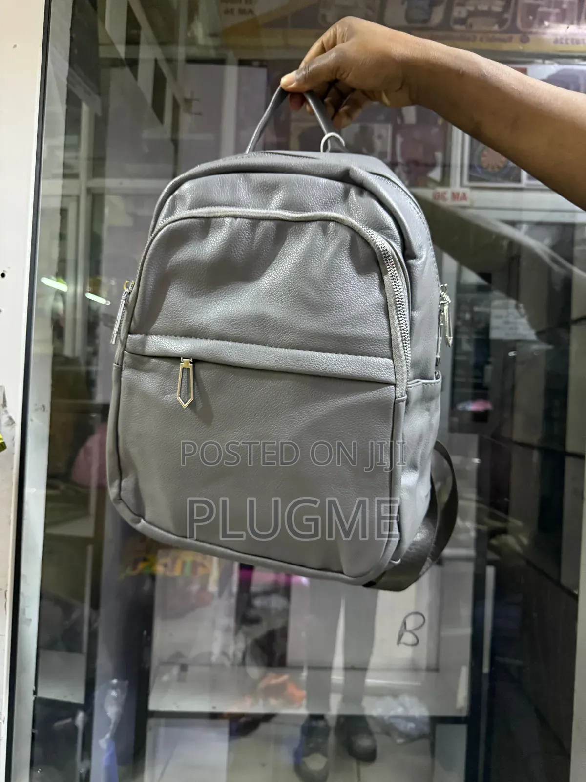 Chic Stylish Leather Monkey Bag Backpack