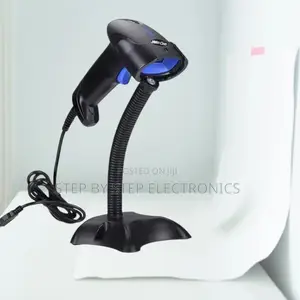 Pos Automatic Laser Barcode Scanner Reader With Adjustable Stand