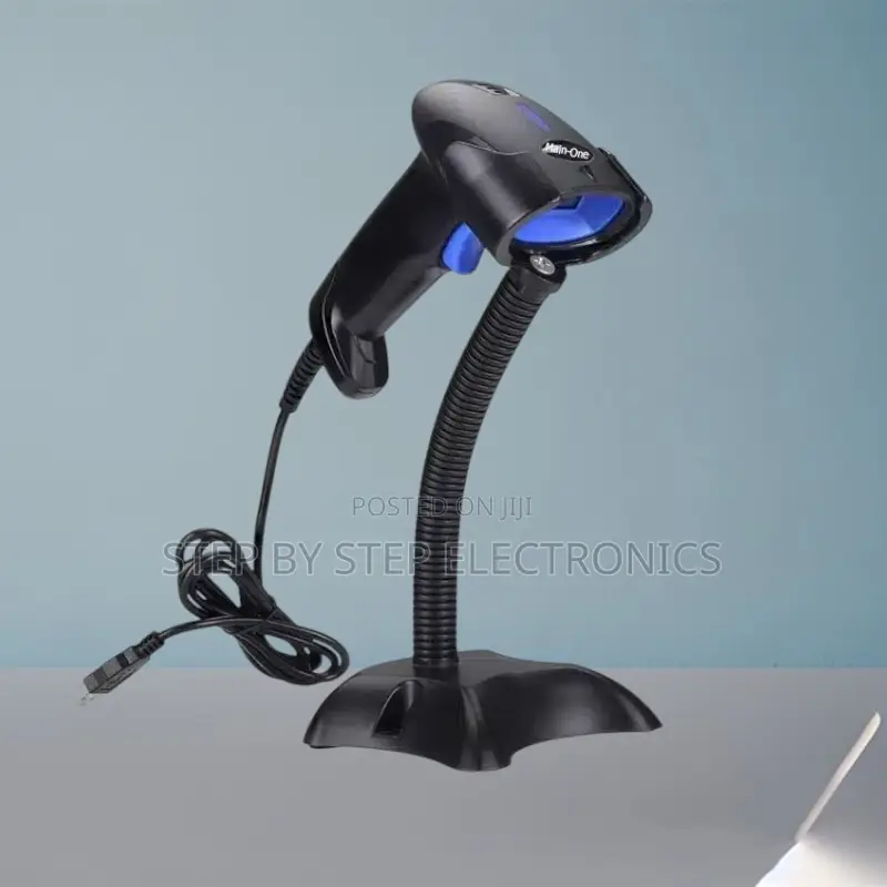 Automatic 1d/2d Handheld Laser Barcode Reader + Free Stand