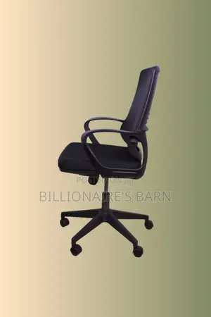 Black Ergonomic Mesh Office Chair | Breathable High-Density Foam Seat