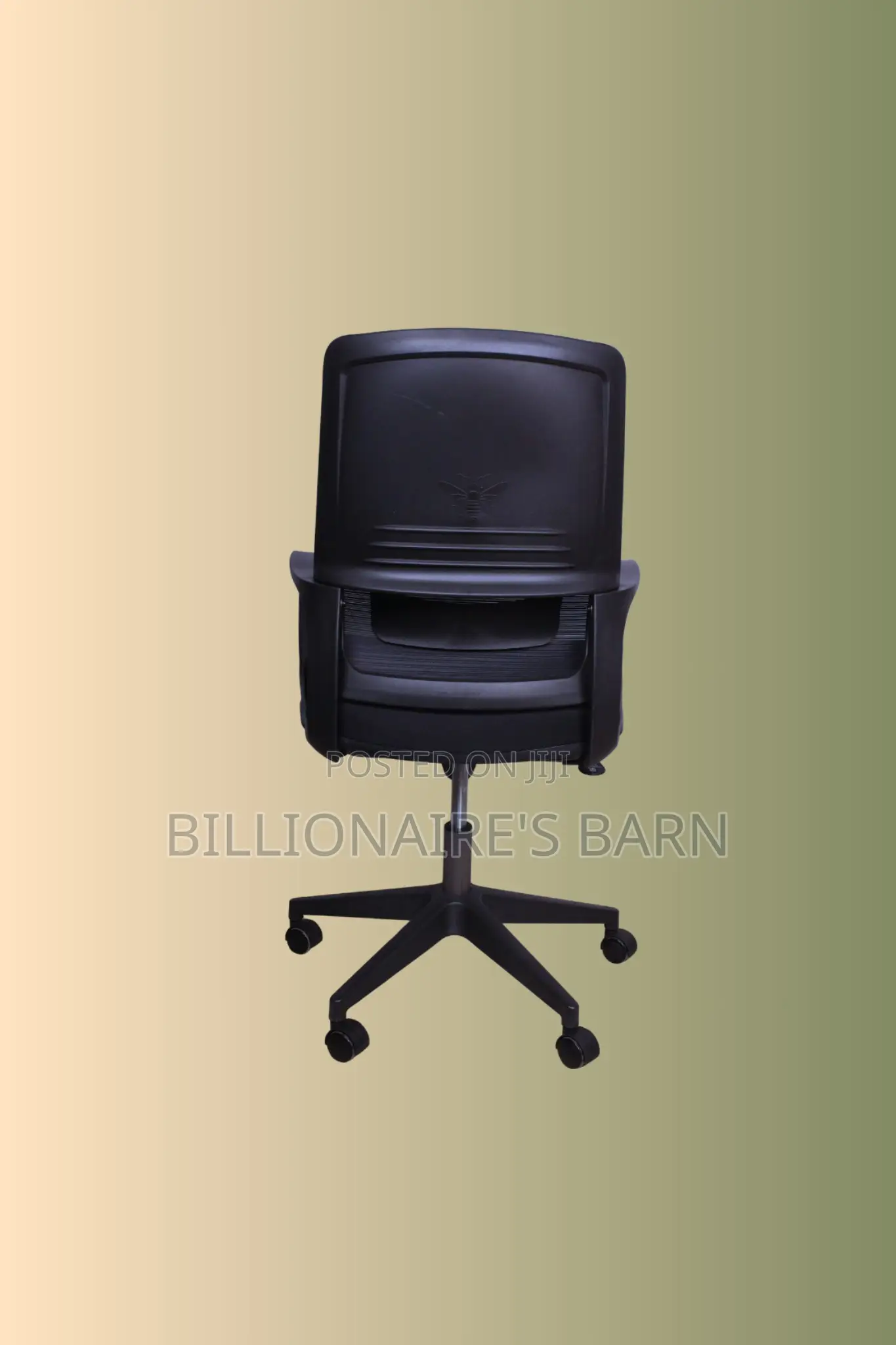 Black Ergonomic Mesh Office Chair | Breathable High-Density Foam Seat