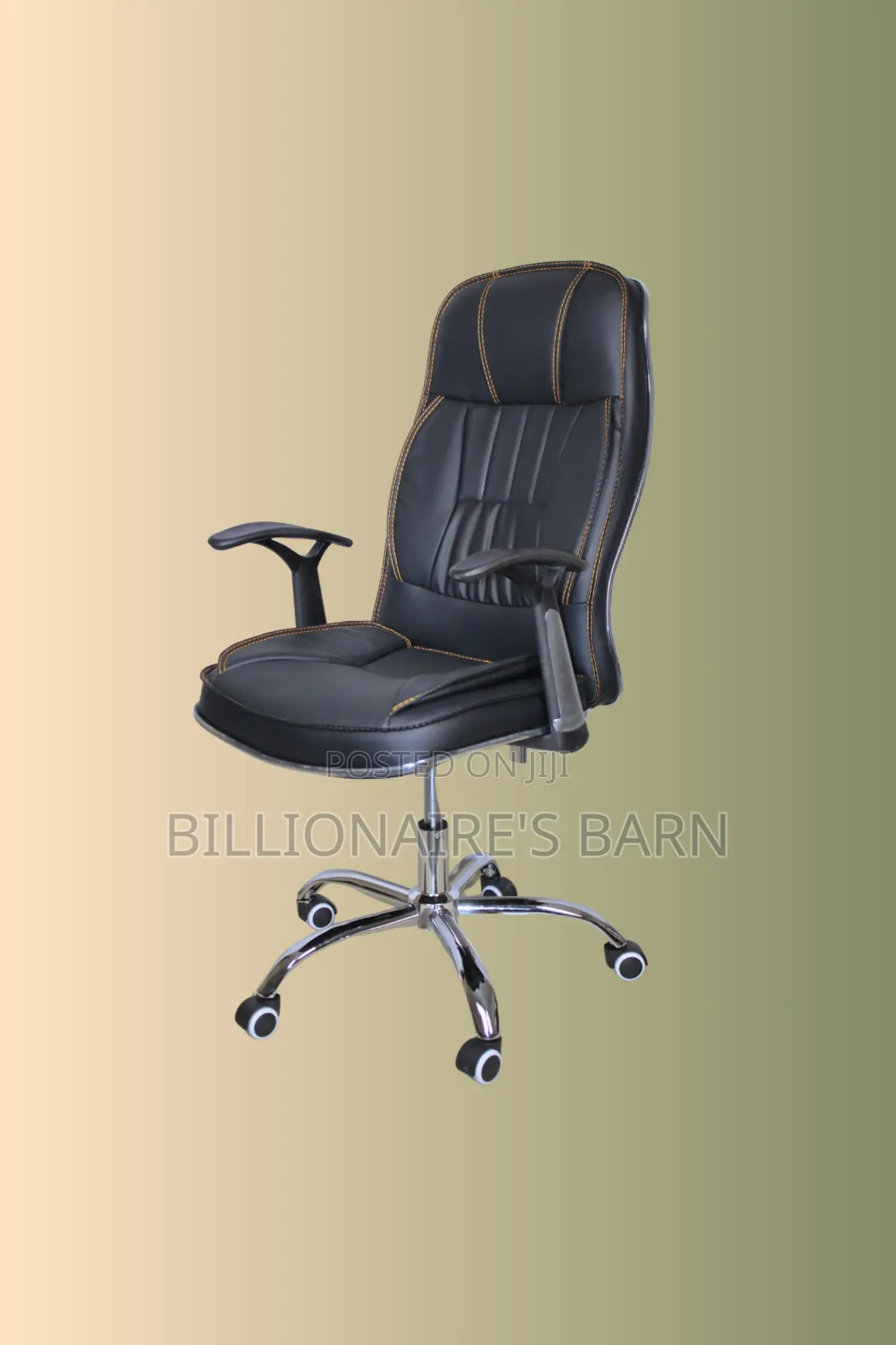 Pro-Grade Executive Leather Office Chair | Scratch-Resistant Finish