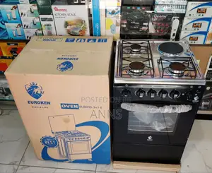 50 by 55 Euroken 3+1 Free Standing Cooker With Oven .