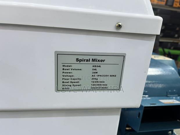 Spiral Dough Mixer 54l - thumbnail 2