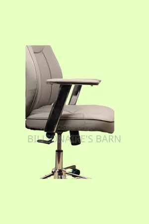 Grey Executive Leather Office Chair (Best-Seller) — Limited Stock
